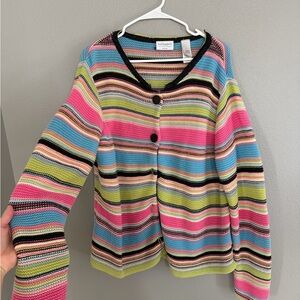 Vineyard Vines Multicolor Striped Cardigan